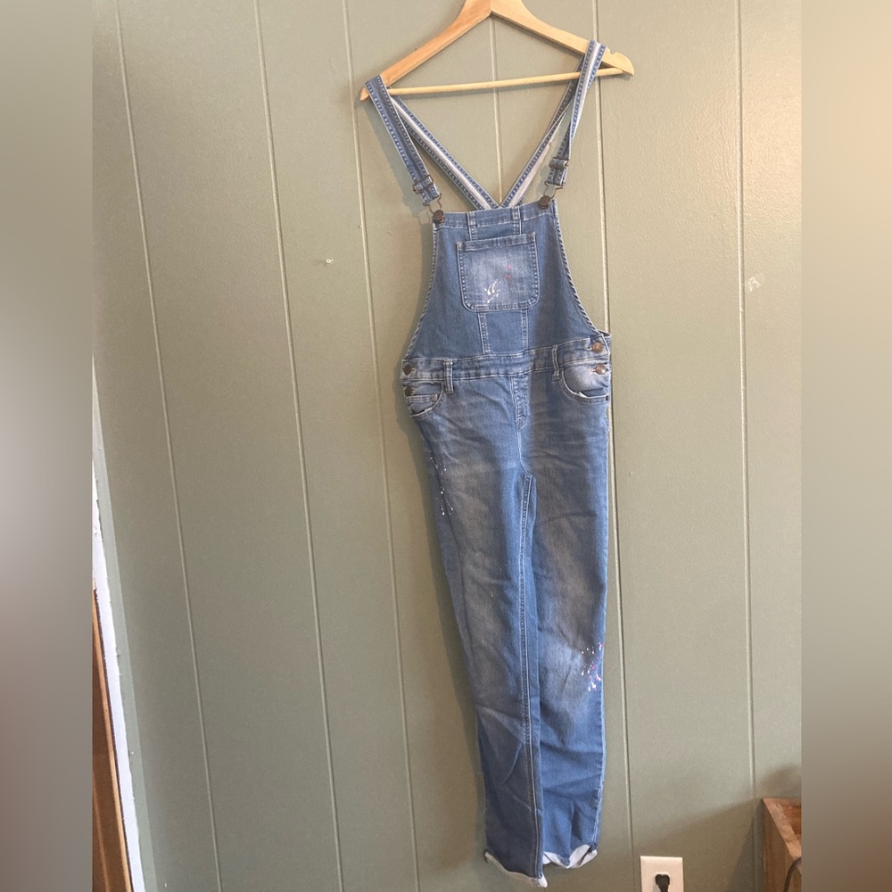 Girls denim overalls